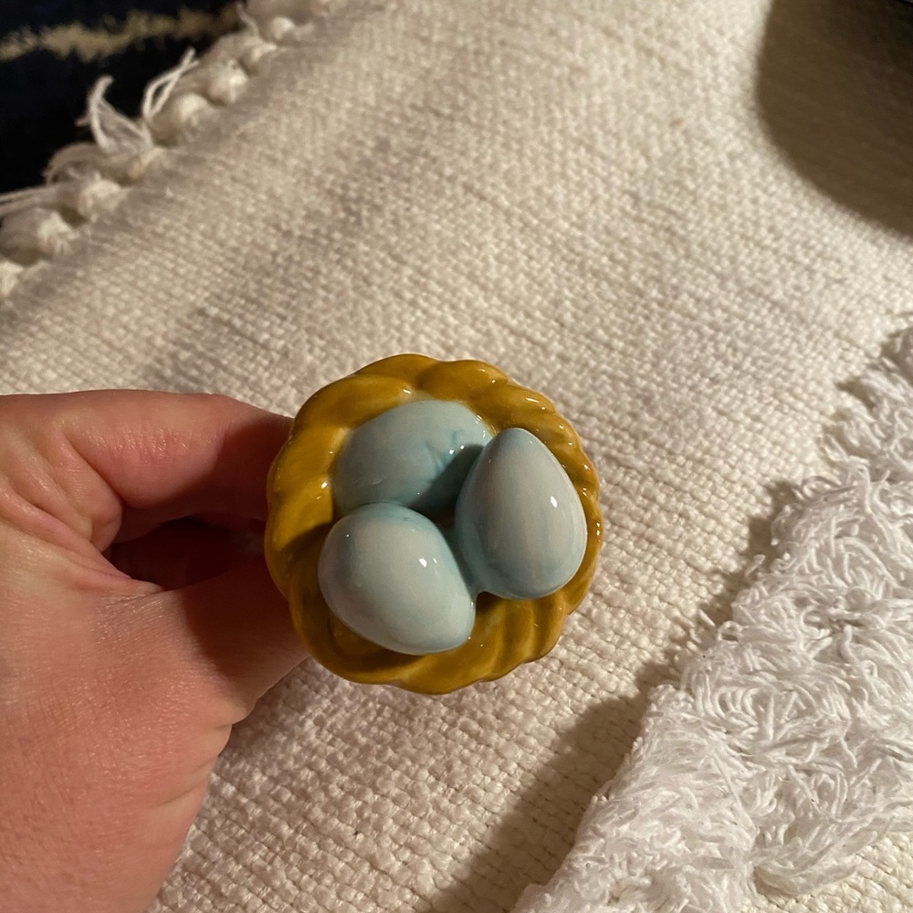 NWOT Nora Fleming birds nest